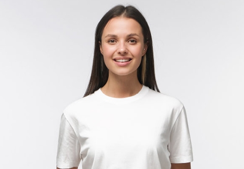 Young woman smiling, representing female fertility care at Dr Kate Burston Newcastle clinic